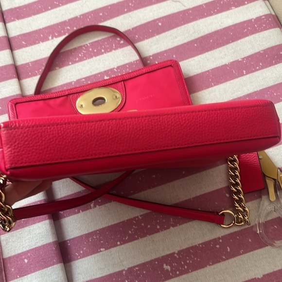 Coach Crosstown Pink Ruby Handbag - Picture 7 of 9
